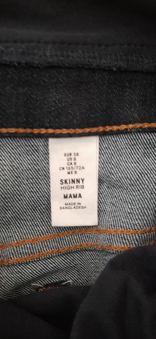 Spodnie ciążowe dżinsowe 38 h&m