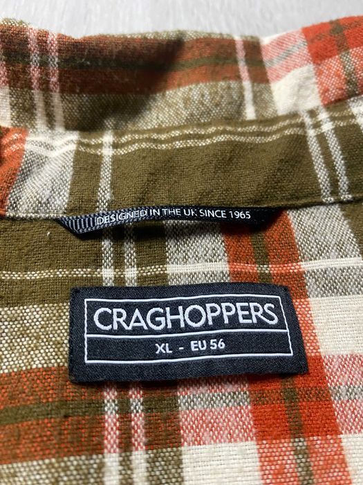 CRAGHOPPERS r.XL oryginalna gruba koszula męska flanela stan BDB