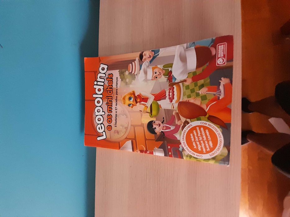 Lote 2 Livros Leopoldina e a Aventura do Sabor e Mini Chefes