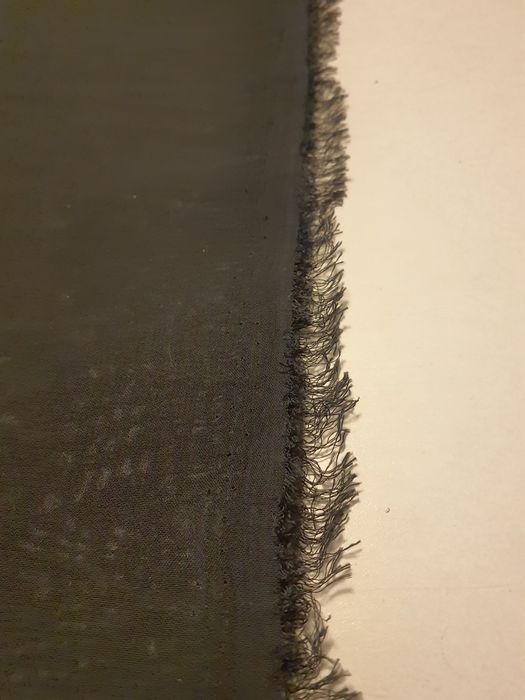 Żorżetka czarna szer.150 cm.