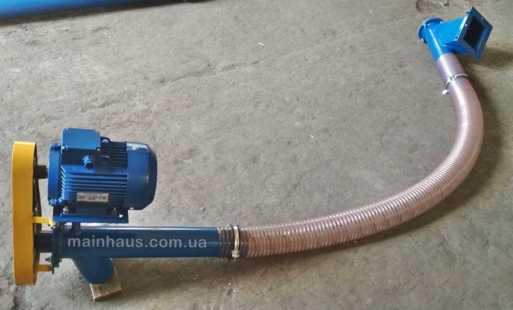 зернонавантажувач гнучий шнек гибкий до 3т/г погрузчик спіральний FA90