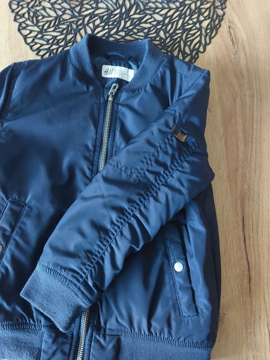 Kutrka bomberka chłopięca H&M 110 granatowa