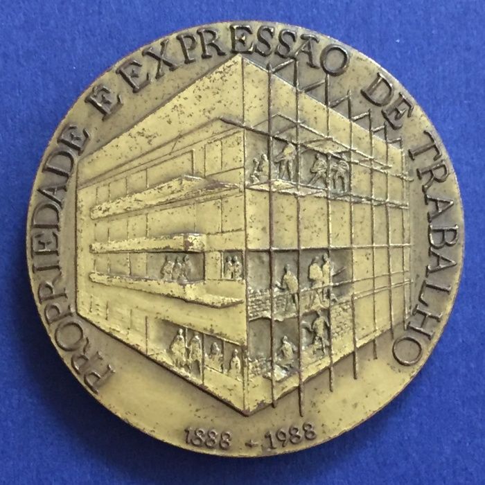 Associação Lisbonense Proprietários 1988 - 1º. centenário - medalha