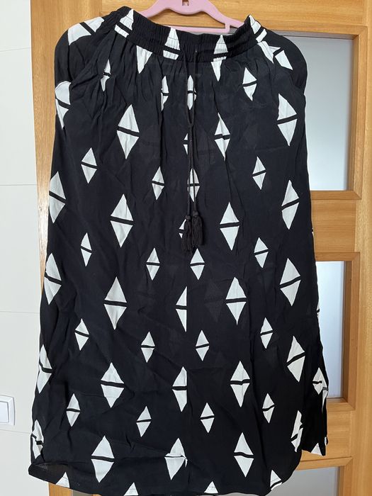 Saia comprida preta H&M