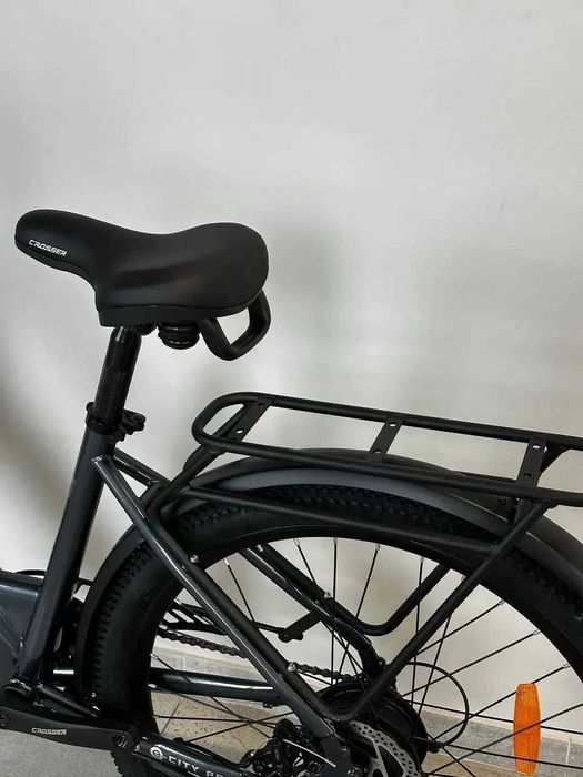 Електровелосипед Crosser E-City Pro 26" 48V/500W/10.4Ah 2026 - Темно-сірий