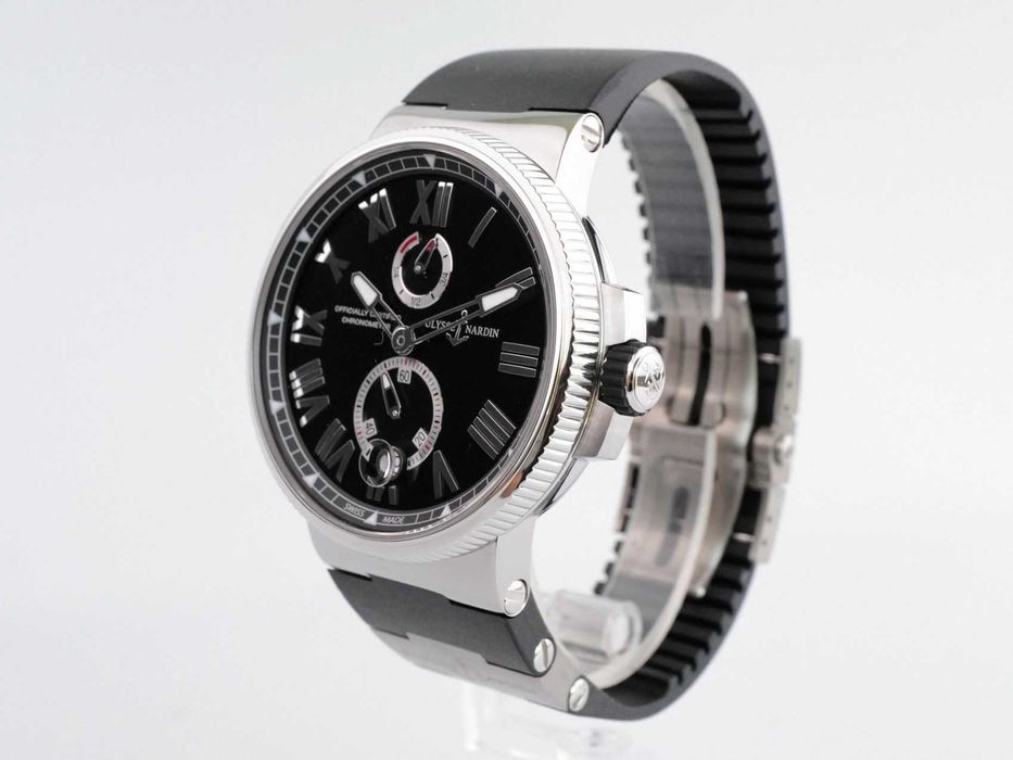 Ulysse Nardin Marine Chronometer Manufacture Black Dial 45mm