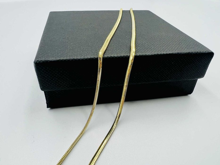 Złoty Łańcuszek Żmijka 585 Cechowany 2,1 mm 50 cm