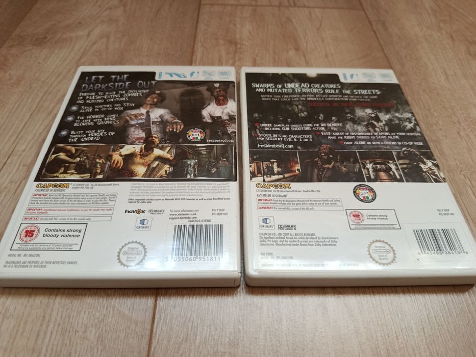 Resident Evil The Umbrella Chronicles i Darkside Chronicles Wii