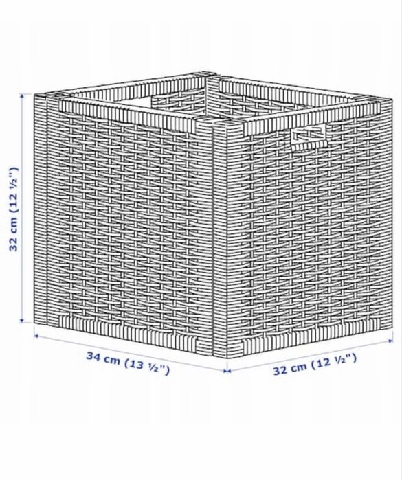 Kosz Ikea Branas rattan