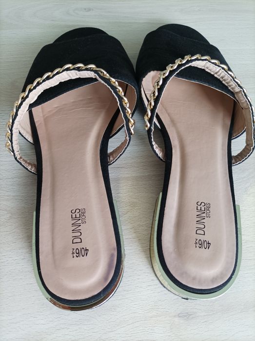 Klapki firmy DUNNES rozm. 40 jak nowe