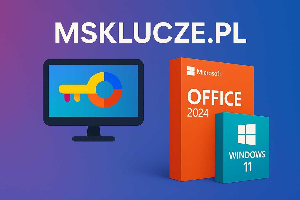 Klucz Microsoft Office 2024/2021/2019  Windows 10/11 PRO/HOME