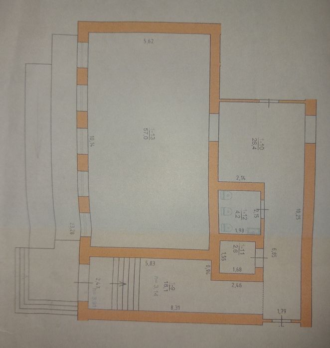 Здам в довгострокову оренду приміщення по пр.Відродження.