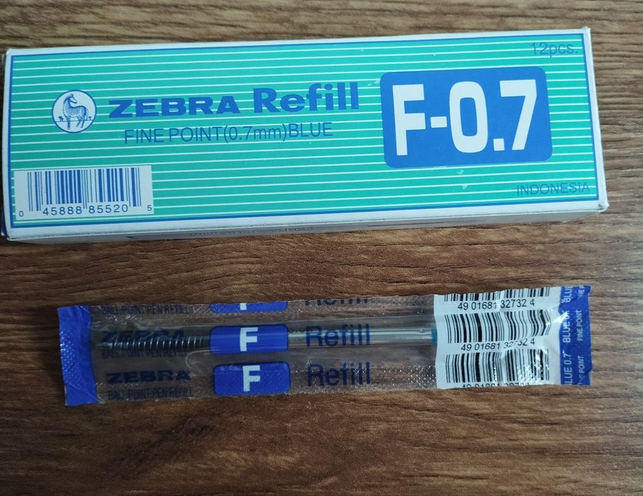 Ручка металева Zebra T3 для портмоне чорний, металева F 301 Ultra BL