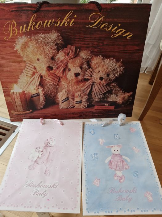 Bukowski - rodzinka pluszowych kotków + 3 różne torby gratis