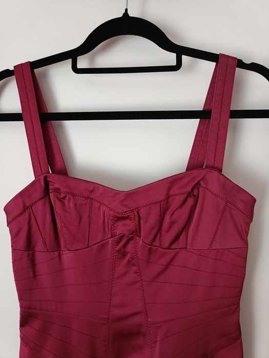 Vestido mango  bordeaux