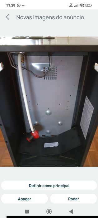 Aquecedor a Gás Campingaz com Rodas – Pouco Usado