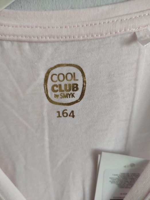 Bluza na krótki rękaw 164 nowa cool club