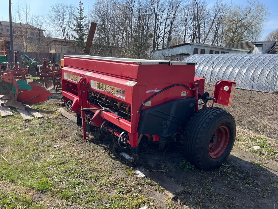 Сівалка дискова причіпна навісна Simulta 2.5 м з міндобривом сошникова