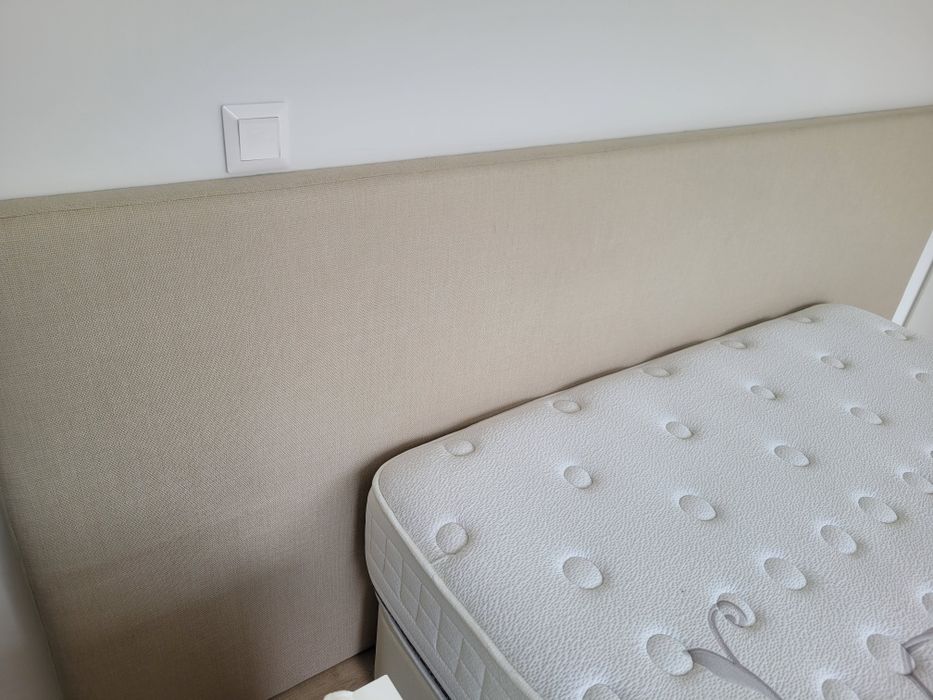 Cabeceira de cama tecido