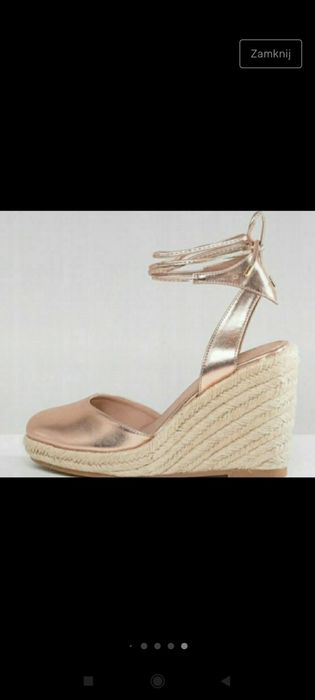 ASOS, nowe espadryle rozm. 39,5 cm