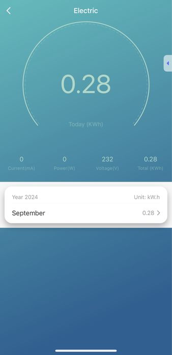 Умная розетка Wi-Fi, 16A, 3kW, Power Monitor