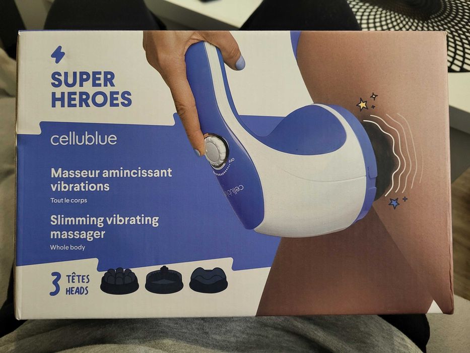 Nowy masażer cellublue super heroes, na prezent