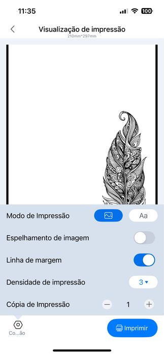 Impressora de tatuagem