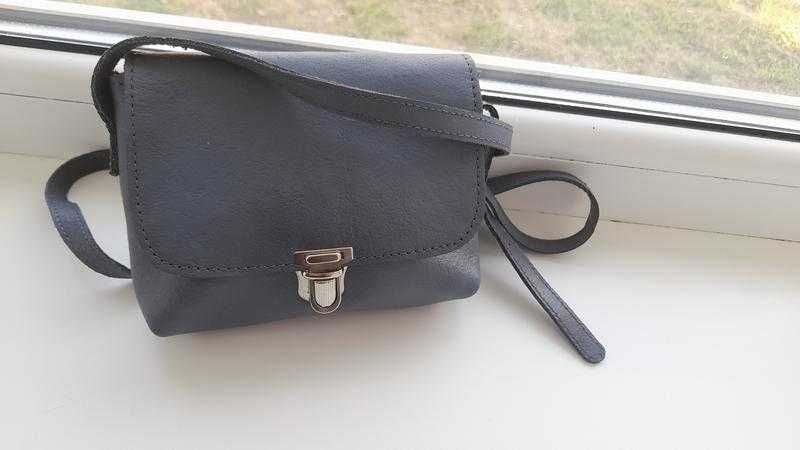 Сумка шкіряна кросс-боди кожаная кожа через плече плечо