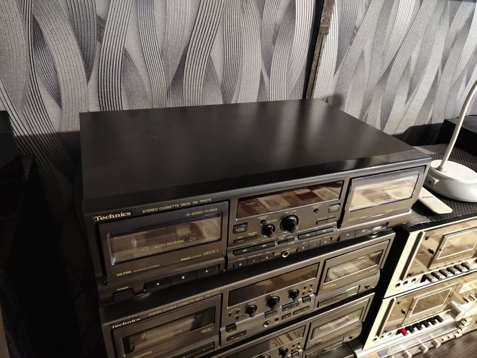Technics Rs Tr 575 кассетная дека  Видео работы.