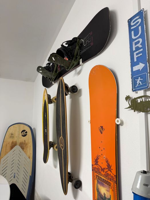 Suporte parede para snowboard ou Skate