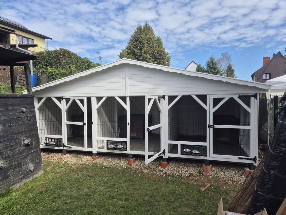 Kojec dla psa trzy boksy