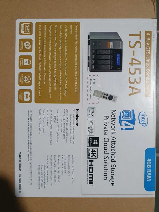 Мережеве сховище Qnap TS-453A