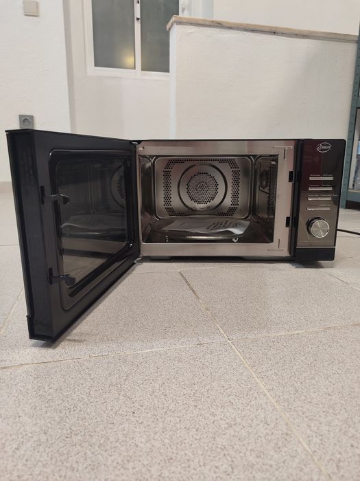 ESMART Microondas com Air Fryer 2 em 1, 900 W, 23 l, Preto