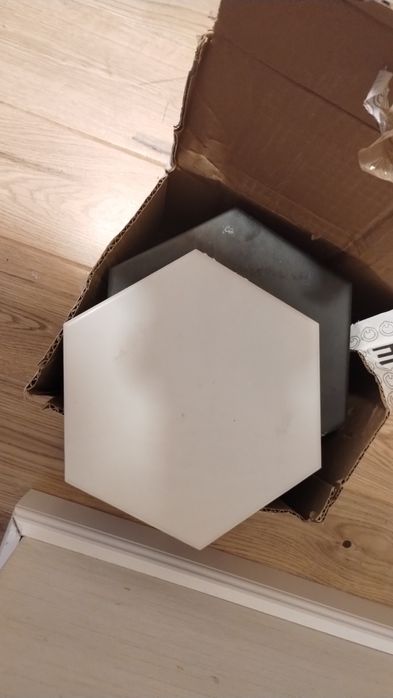 Płytki Equipe Hexatile Mate Blanco i Negro