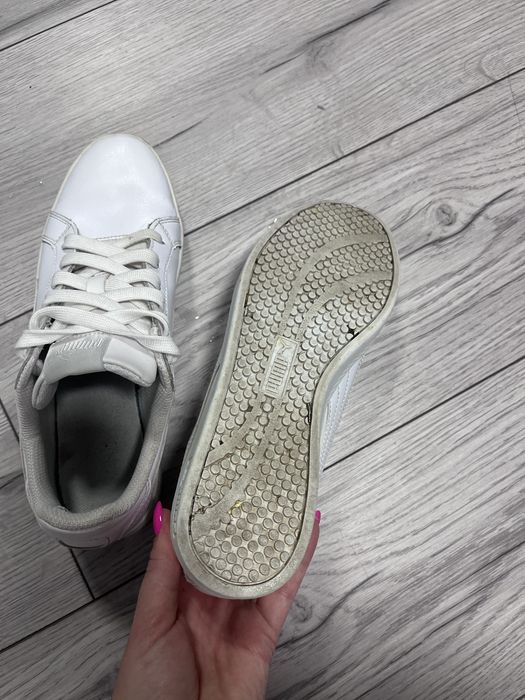 Кеди puma жіночі  білі шкіряні