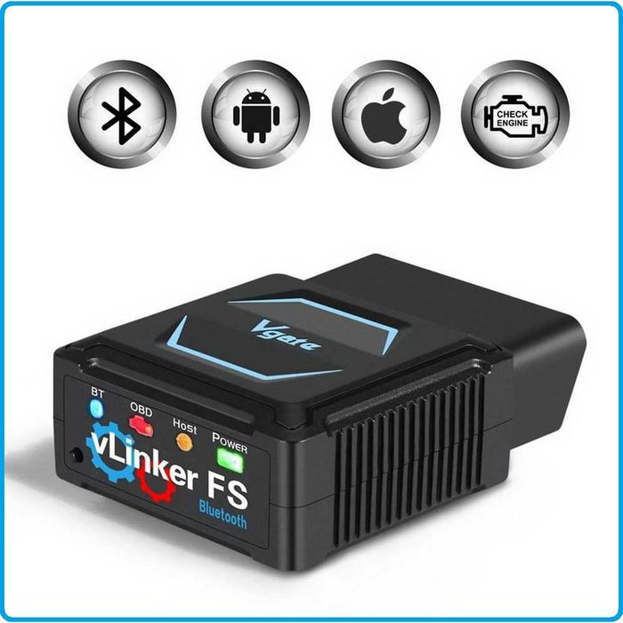 Сканер VGate vLinker MC+ ( и FS - MS ) Bt5 под iPhone-Ios Android Windows OBD2
