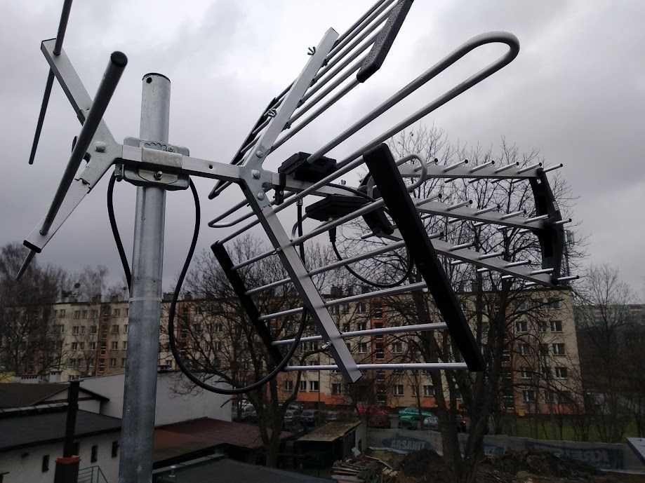 Montaż Ustawianie anten satelitarnych DVBT Tychy Bieruń okolice