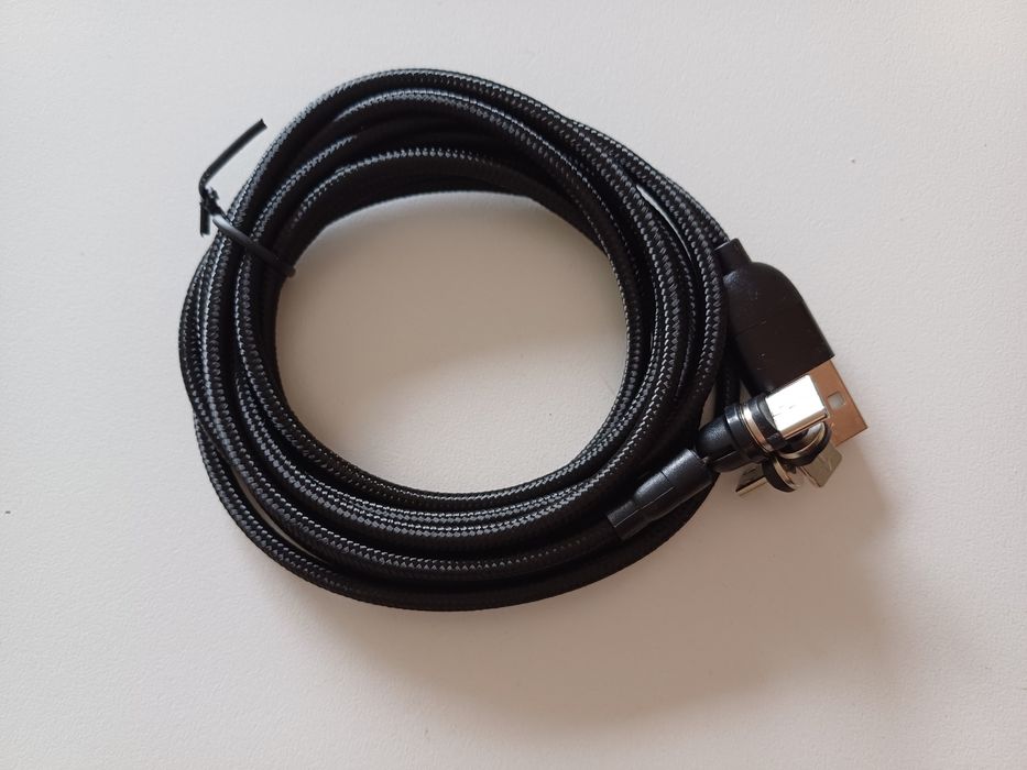 Carregador com iman 3 em 1 preto 2m
