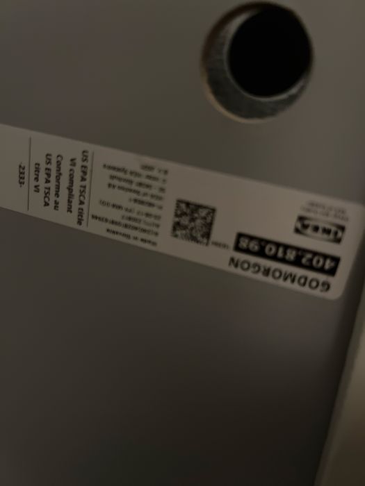 Szafka IKEA wisząca biała mat GODMORGON