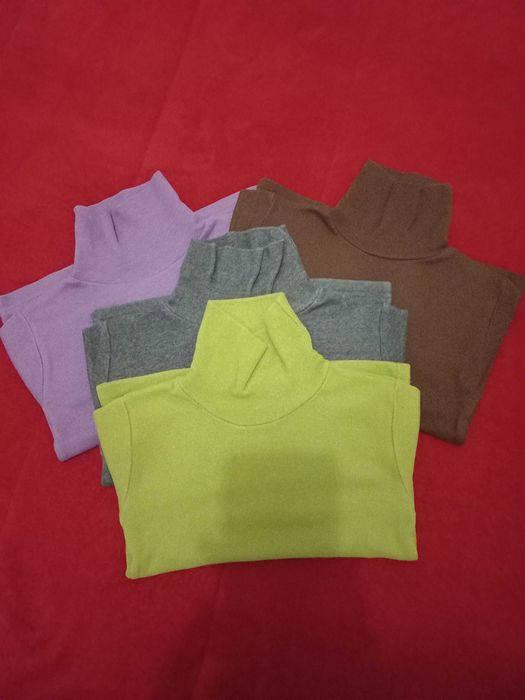 Warm Turtleneck Sweaters Size 5-6