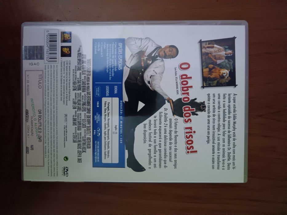 filme dvd original - doctor doolitle  - 2