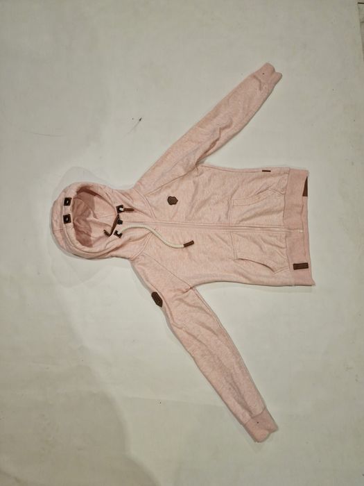 Bluza Naketano z kapturem dizajneraska roz,38,M,s,38