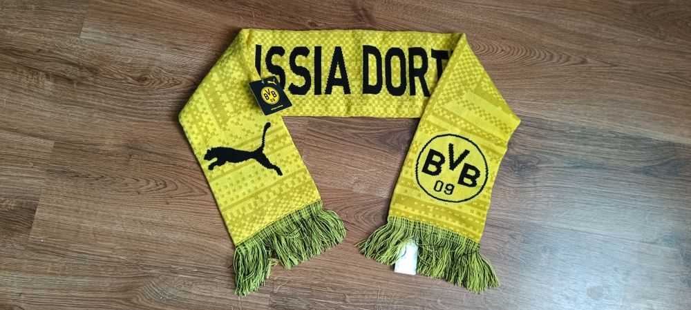 Borussia Dortmund szalik Puma piłkarski sportowy
