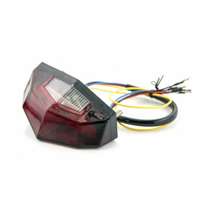 Farolim Traseiro LED para Moto - 11 LED Multifuncional Pisca Integrado