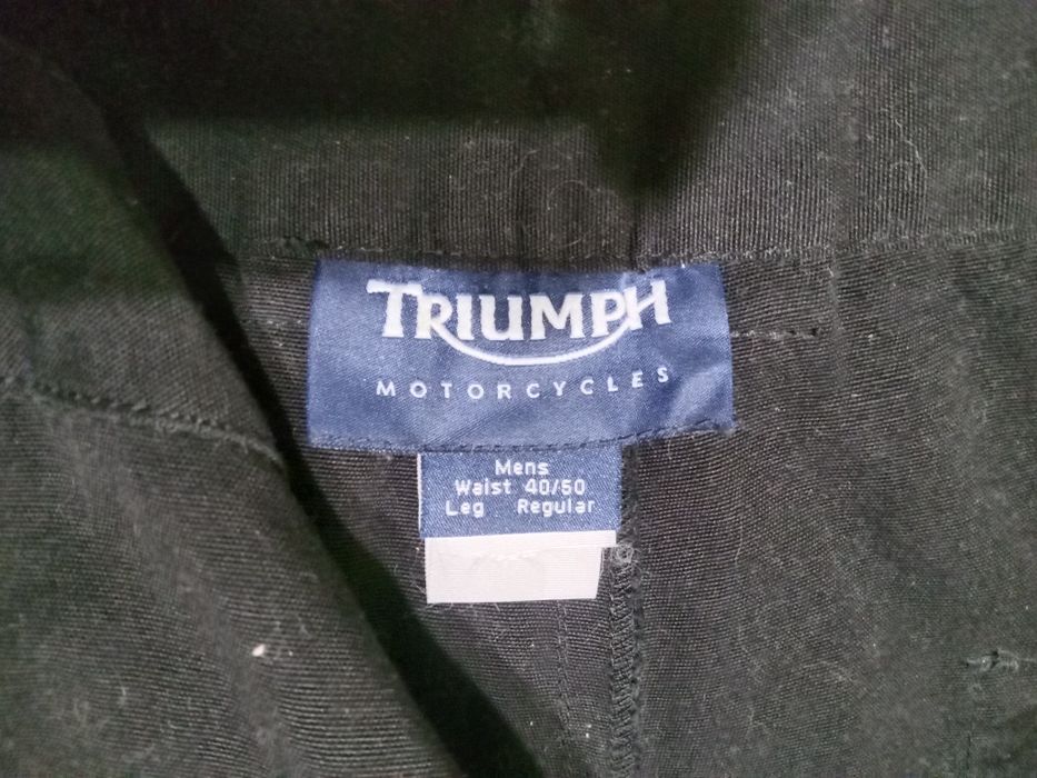 Triumph Motorcycles черные мотоциклетные брюки мужские без защиты