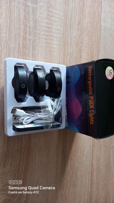 Акумуляторні RGB лампи на магніті