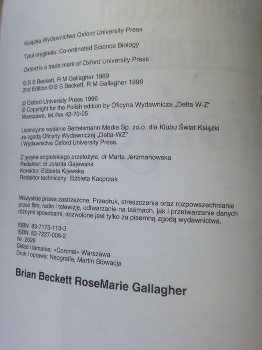 Vademecum ucznia biologia