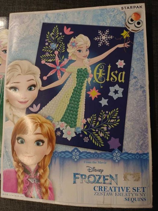 Kraina lodu zestaw kreatywny 2 sztuki