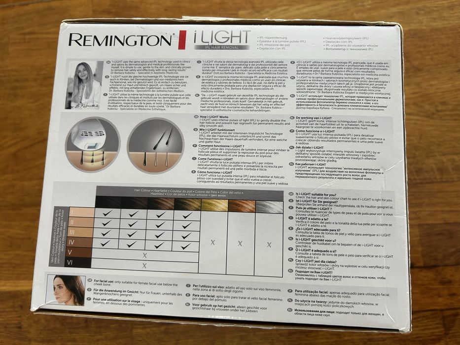 Depiladora Remington i-Light IPL – Pouco Uso