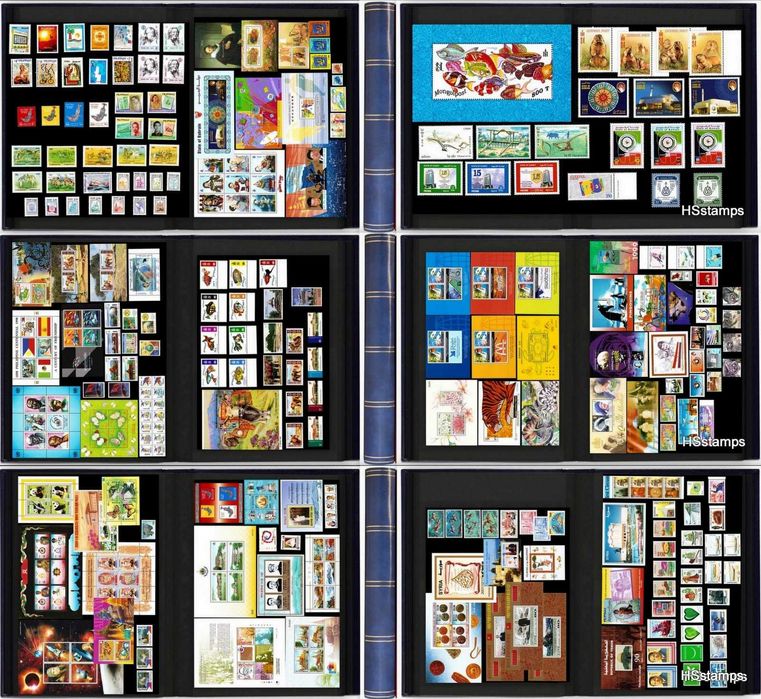 Colecção filatélica da Ásia e Oceania